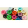BOTONES COLOR NARANJA SUAVE 15 MM