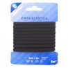 CINTA ELASTICA NEGRA 6mm, 5 m