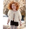 BOLERO PELO NIÑA KATIA ESTEPA 102 BEIGE CLARO, 6 a 8 años