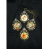 COLGANTE VINTAGE MOTIVO FLORAL 1